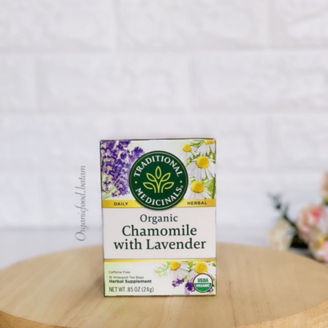 

Traditional Medicinals Organic Chamomile with Lavender Tea 24g