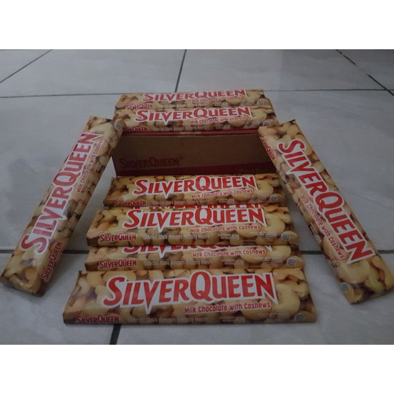 

silverqueen 62gr cashew dan almond