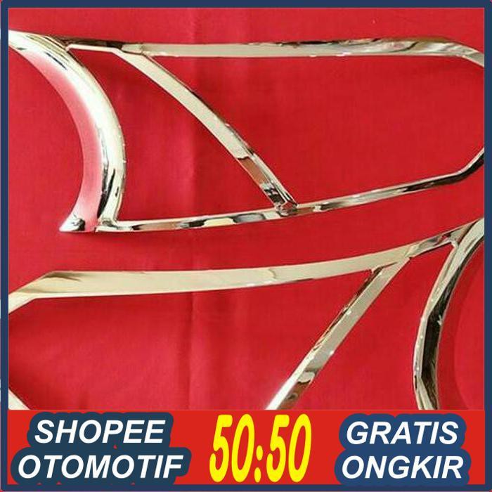 VARIASI MOBIL/ Garnish / Garnis / List Cover Lampu Depan Grand New Avanza 2015 2016 ZONA VARIASI
