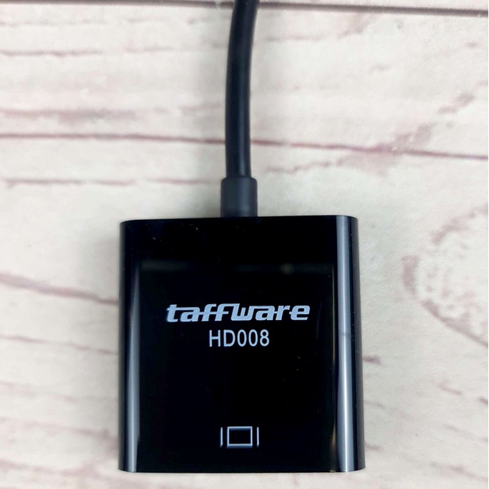 Taffware Kabel Adapter HDMI ke VGA Female - HD008 - Black