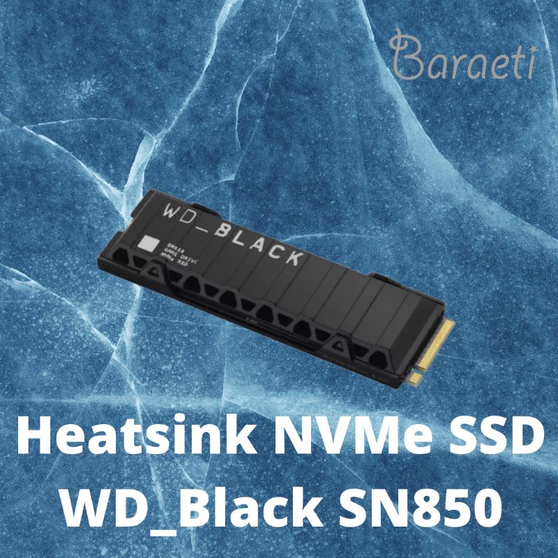 WESTERN DIGITAL BLACK SN850 HEATSINK NVMe SSD 2TB & 1TB