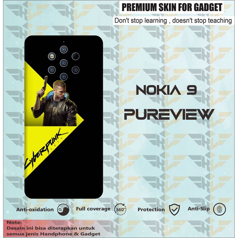 GARSKIN HANDPHONE 2PCS NOKIA 9 PUREVIEW  CYBERPUNK