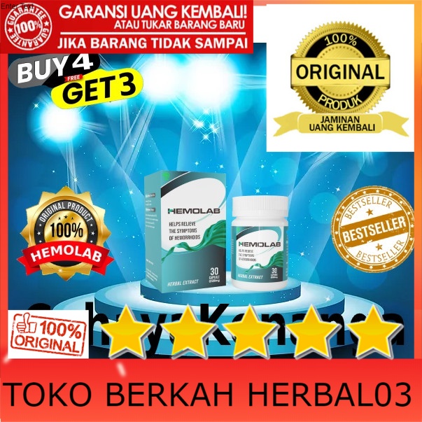 100% ASLI Terlaris Hemolab Obat Wasir Original,Herbal,Natural Terlarisss 100% ASLI