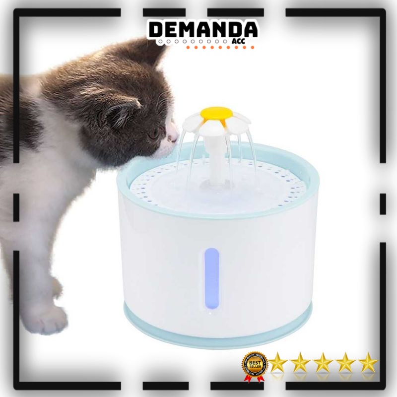 Dispenser Tempat Minum Kucing Anjing Pet Water Dispenser Fountain 2.4 Liter