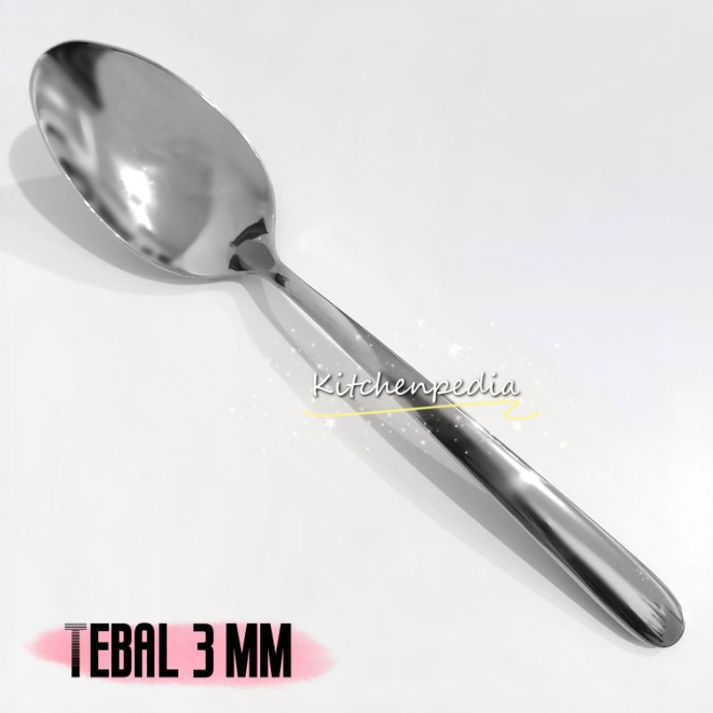 Sendok Makan Stainless Tebal Polos Premium Hotel Quality HP08