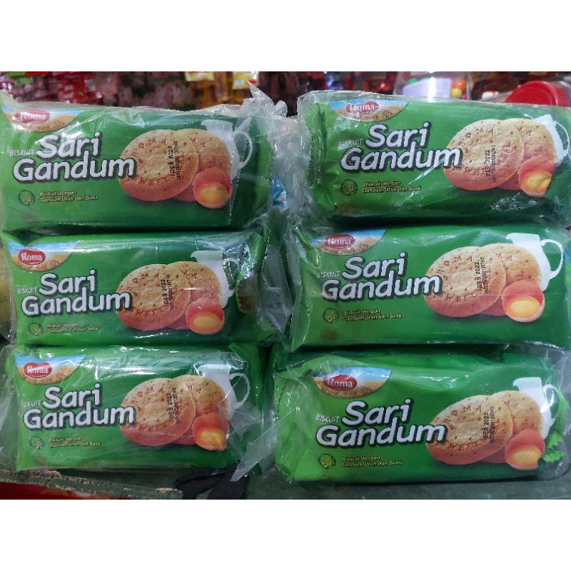 

Roma Sari Gandum 39gr (harga per pc)