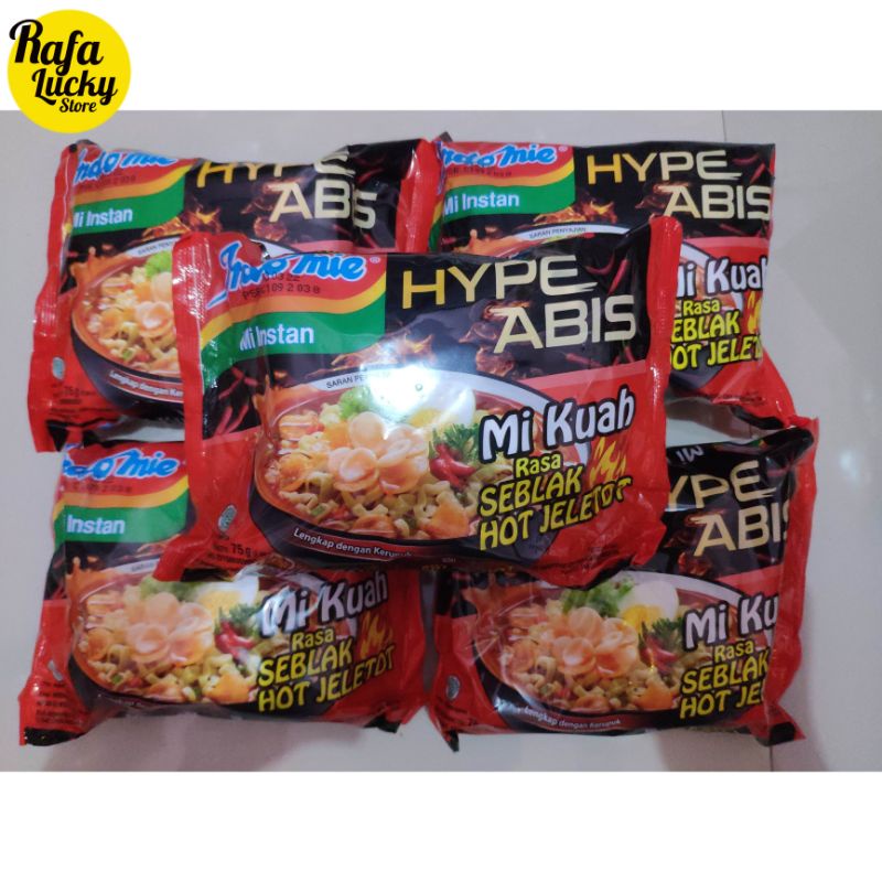 Jual Mie Indomie Mi Mie Kuah Rasa Seblak Hot Jeletot Hype Abis