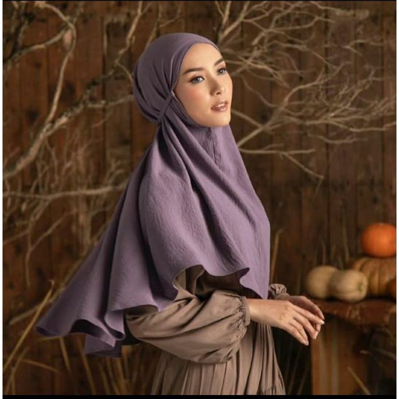 JILBAB BERGO CRINKLE AIRFLOW BERGO INSTAN TALI NON PET/ JILBAB INSTAN CRINKLE AIRFLOW / BERGO INSTAN