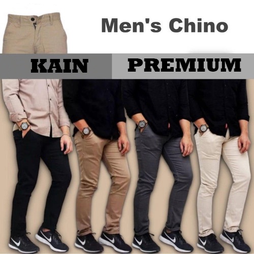 CELANA PANJANG CHINO -  CHINOS PRIA - CELANA MURAH - CELANA PANJANG