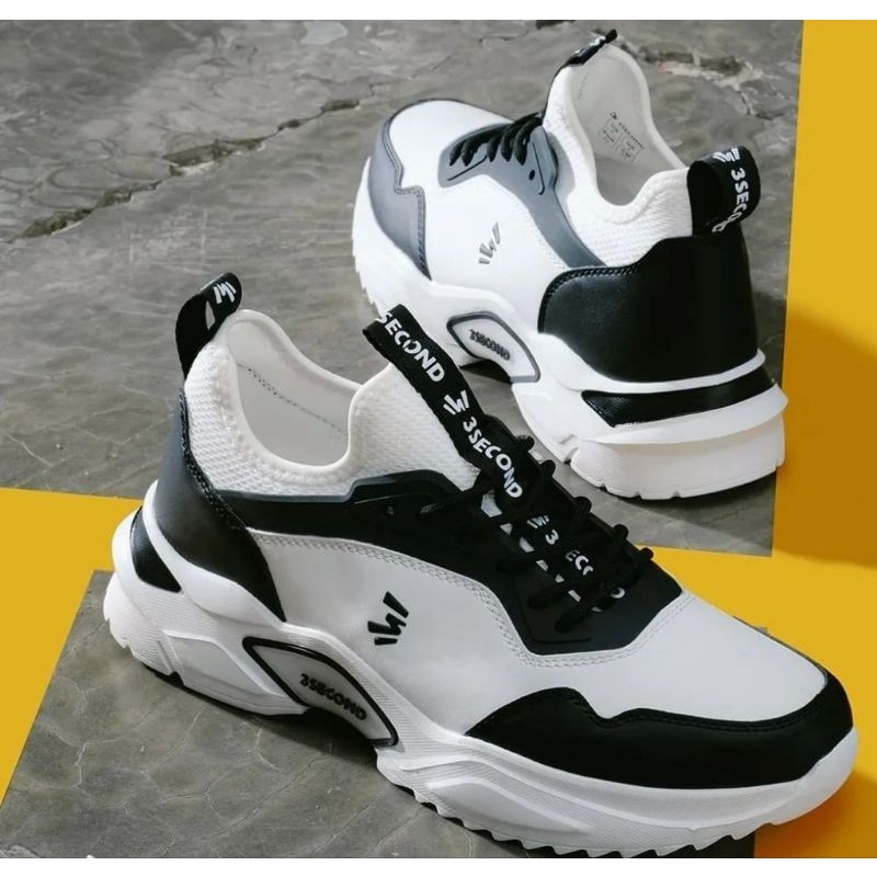 [ORIGINAL] 3SECOND SEPATU SNEAKER PRIA TERBARU 2022