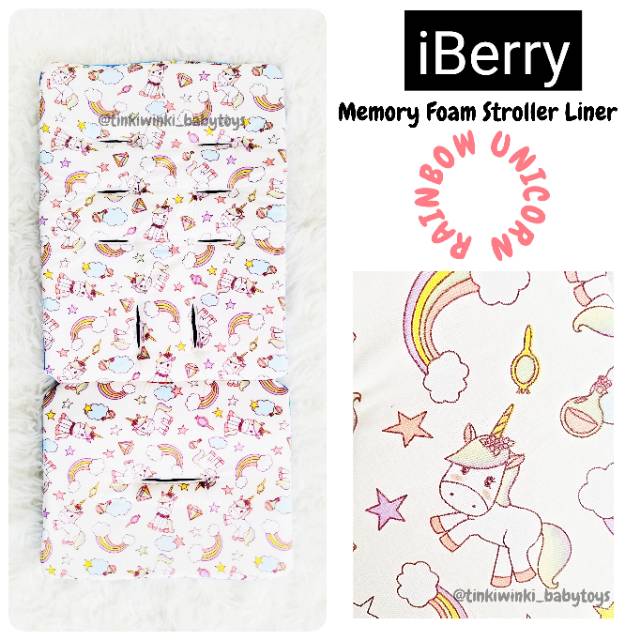 IBERRY MEMORY FOAM STROLLER LINER