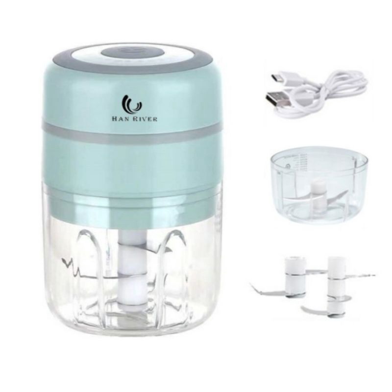 chopper mini elektrik han river chopper usb chopper portable recharge blender mini blender portable