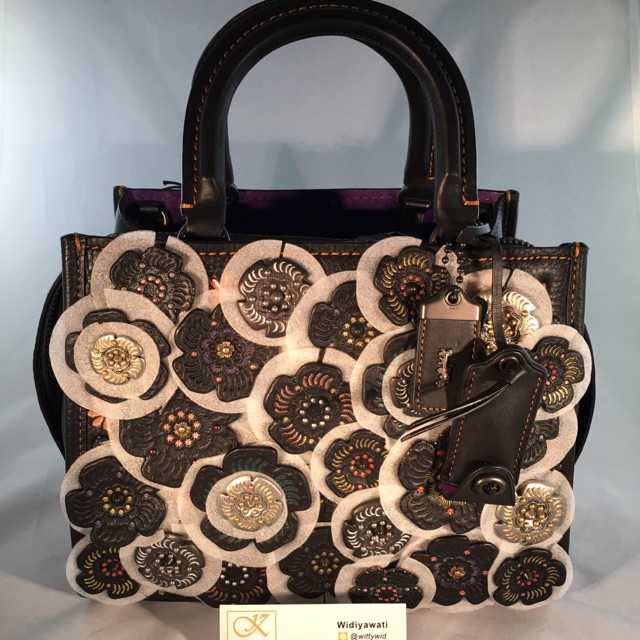 COACH ROGUE25 TOOLED TEAROSE