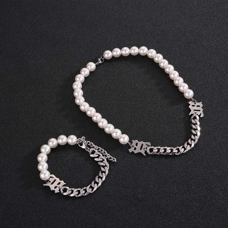 [ACKER] Kalung Mutiara Buatan Gaya Korea Untuk Wanita / Pria