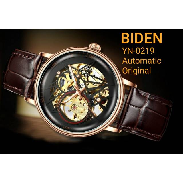 JAM TANGAN PRIA BIDEN TYPE YN-0219 AUTOMATIC ORIGINAL QUALITY