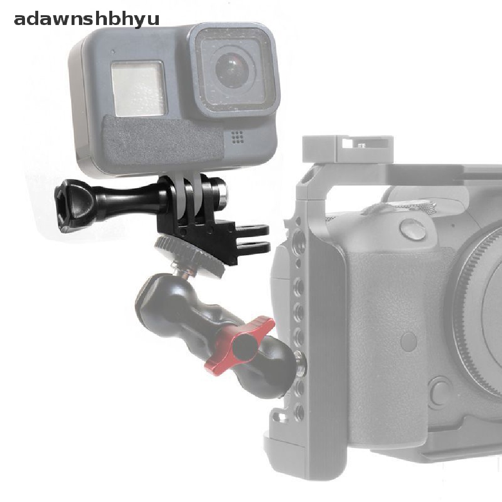 Adawnshbhyu Adaptor Arah 90derajat Dudukan Siku Dengan Sekrup Jempol Untuk GoPro Hero9 /8/7 /6