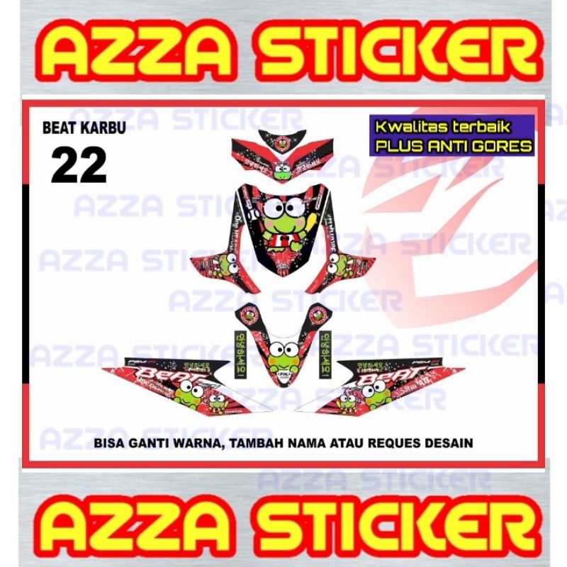 Decal Beat Karbu Full Body Stiker Decal Beat Karbu Full body 22