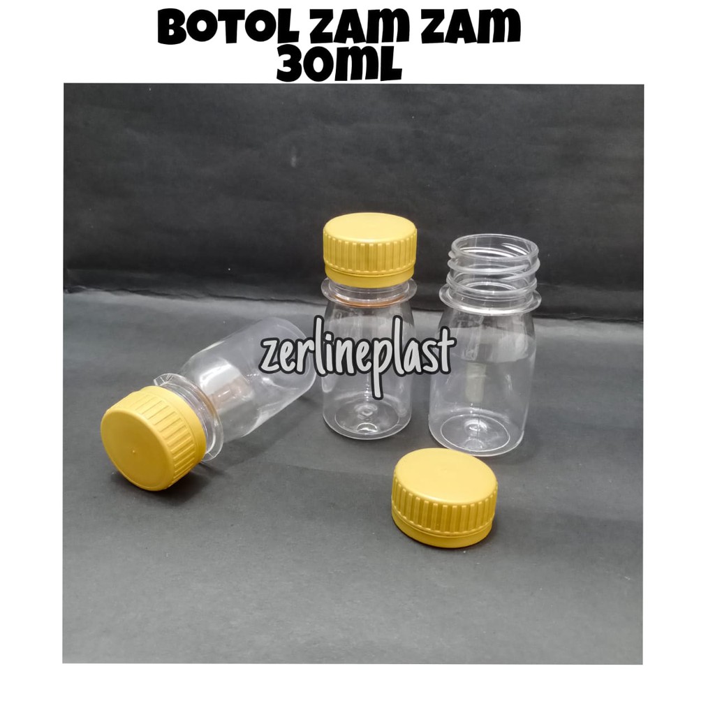 Botol ZAM-ZAM 30ml (TUTUP EMAS)