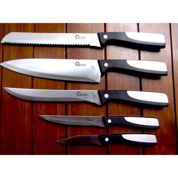 

Murah Oxone Set Pisau Stainless Tebal Dan Blok - Knife Block Set 85Yq1056R5