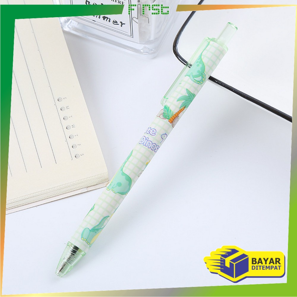 

FH-A35 Pen Gel Mekanik Motif Cartoon Dinosaur / Pulpen Pelajar Dan Kantor Pena Lucu Motif Dino Imut