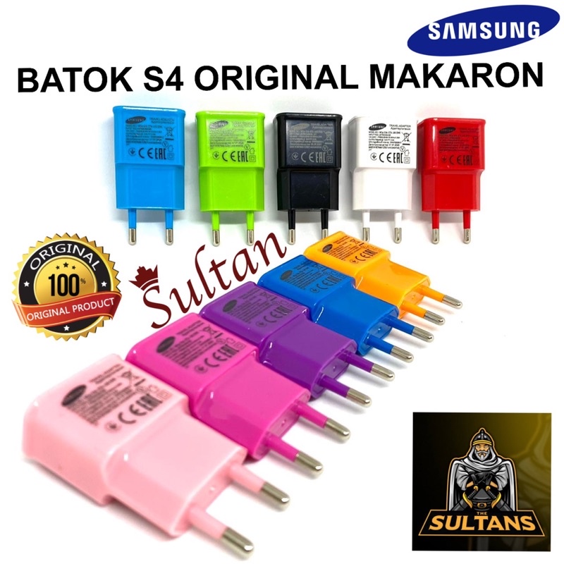 PROMOT BATOK CHARGER S4 MAKARON ORIGINAL 2A TRAVEL POWER ADAPTER USB