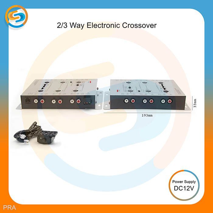Crossover 2/3 way Mobile Electronic Crossover - Crossover Mobil aktif