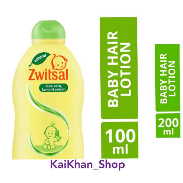 Zwitsal Natural Baby HAIR Lotion Aloe Vera - 100ml / 200ml