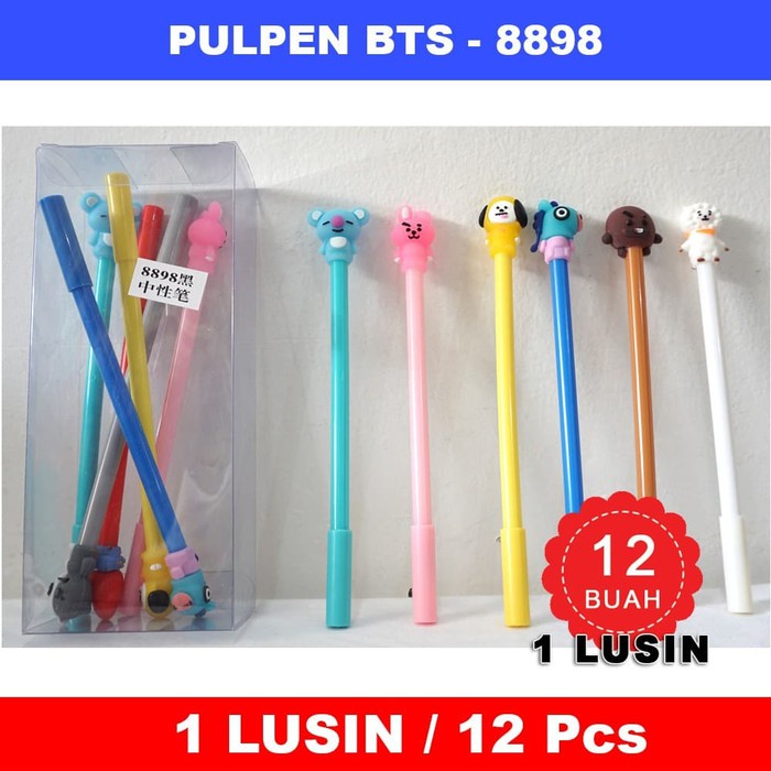 

Pulpen fancy gantungan KPOP 1 lusin