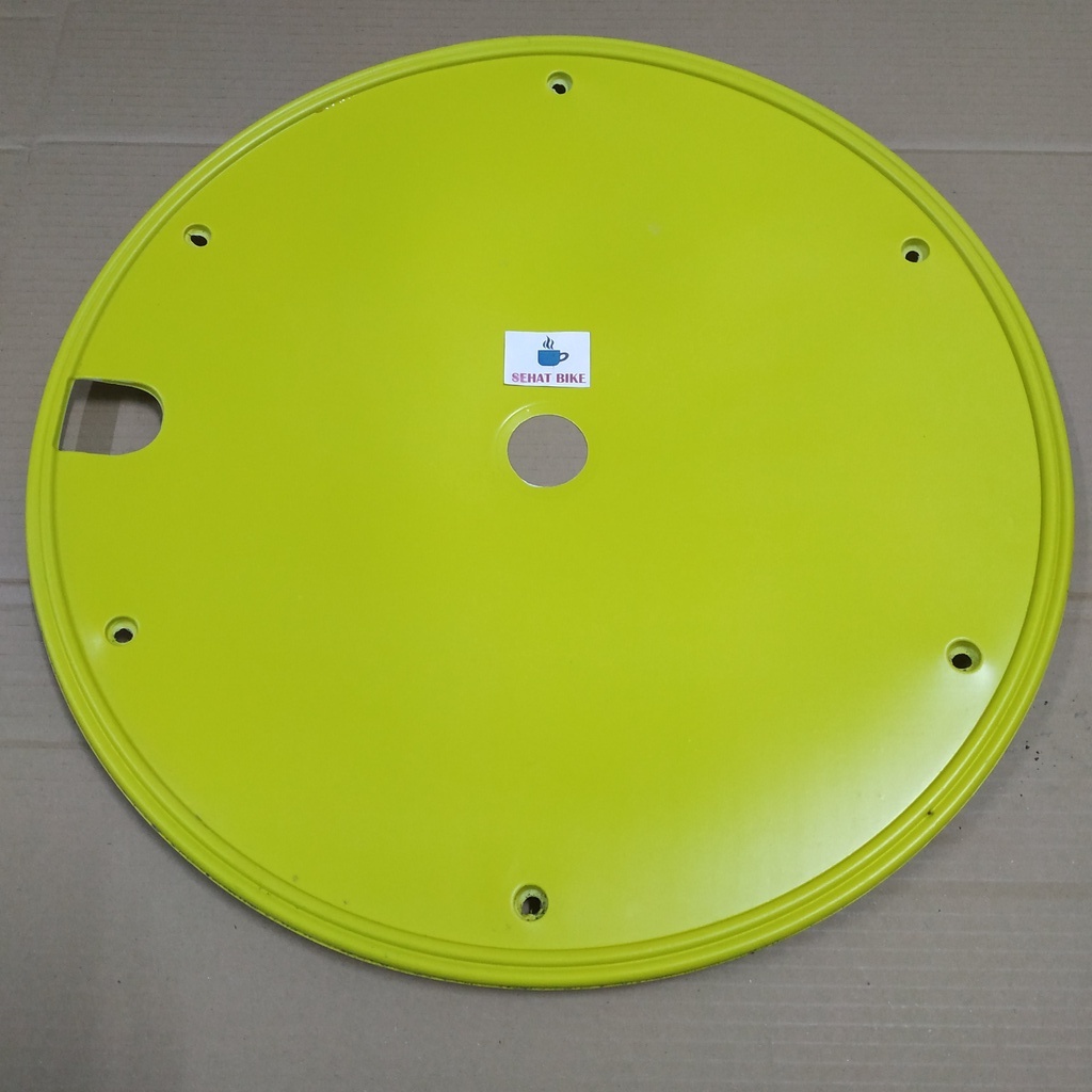 Wheel Dop Sepeda Penutup Velg Fixie 700c  WheelDop Fixie Yellow