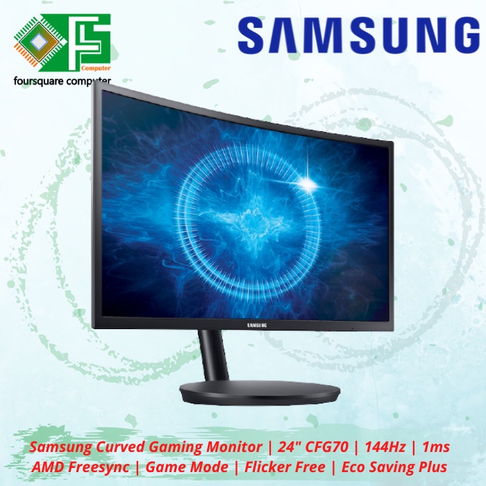 Samsung Curved Gaming Monitor 24 Inc CFG70 | LED Gaming 24"