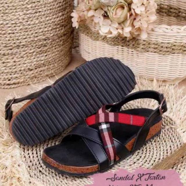  SANDAL  WANITA X COMBI MAROON SLIP SENDAL WANITA MURAH TALI  