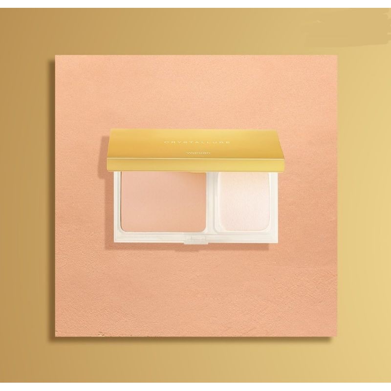 WARDAH CRYSTALLURE Precious Luminizing Silk Powder Foundation/Compact/Bedak Padat/100%Original/Murah