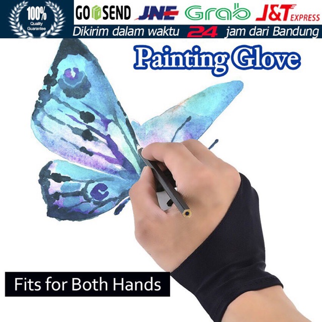 

Painting Glove Sarung Tangan untuk Menggambar Melukis Melindungi Tangan dari Noda Crayon
