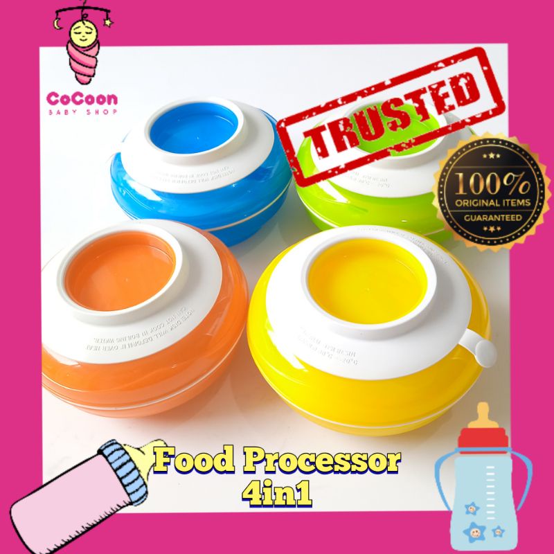Food Processor 4in1 / Mangkok / Pengolah Makanan Bayi / Suction Bowl