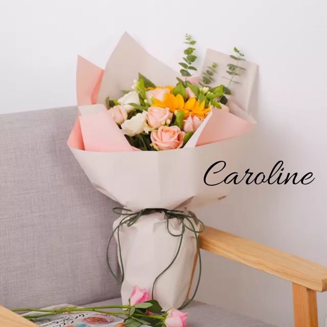 

Caroline - Flower Wrap Cellophane 2 Face / Kertas Bunga Ecer Murah