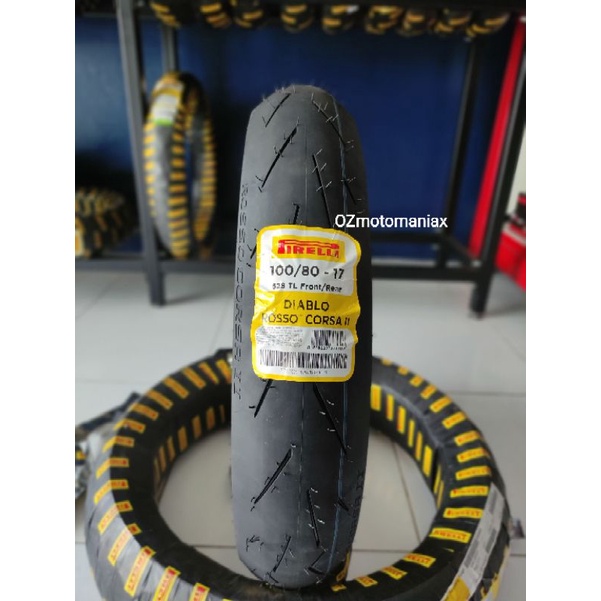 Ban Pirelli Diablo Rosso Corsa II 100/80-17 / Ban Pirelli Diablo Rosso Corsa 2 100/80-17 (Soft Compo