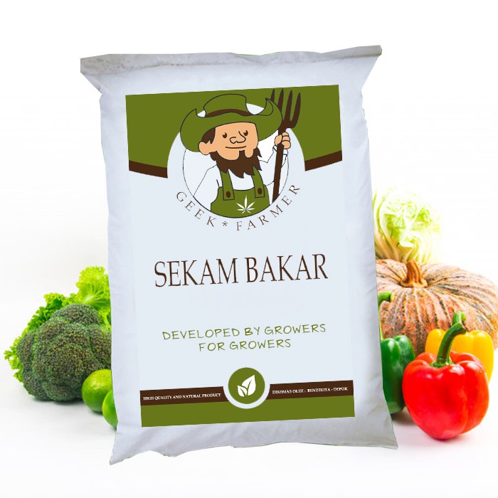 Media Tanam Sekam Bakar Premium (Geek Farmer)