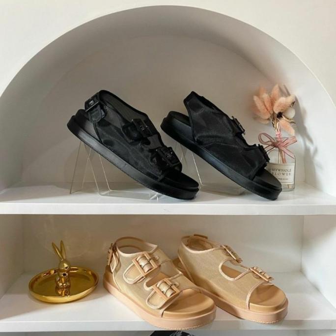 CK-238 MESH FLATFORM SANDAL