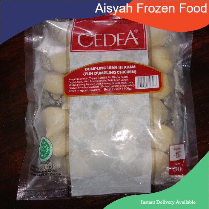 

Cedea fish dumpling chiken 500gram