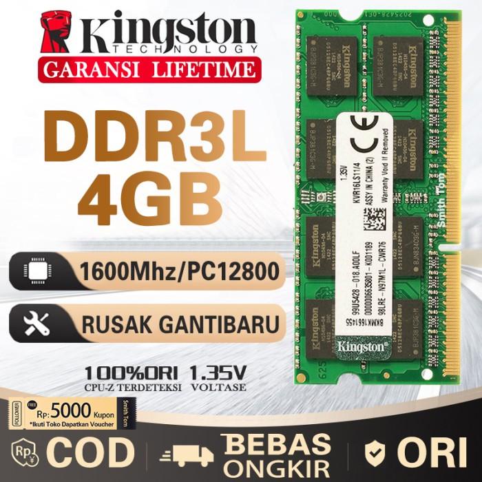 Ram Laptop Kingston Sodimm 4Gb Ddr3L 12800/ Ddr3L-1600 4G Sodim