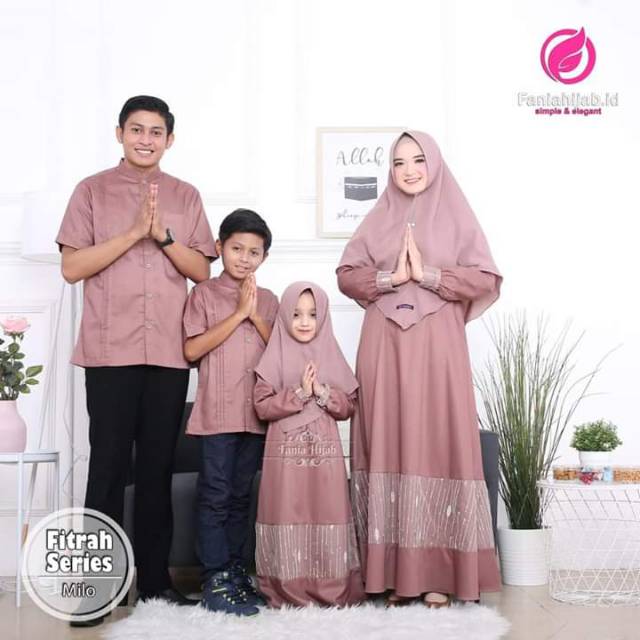 Sarimbit Fitrah 6 Warna By Fania Hijab Sarimbit Lebaran Sarimbit Keluarga Baju Couple Couplekeluarga Shopee Indonesia