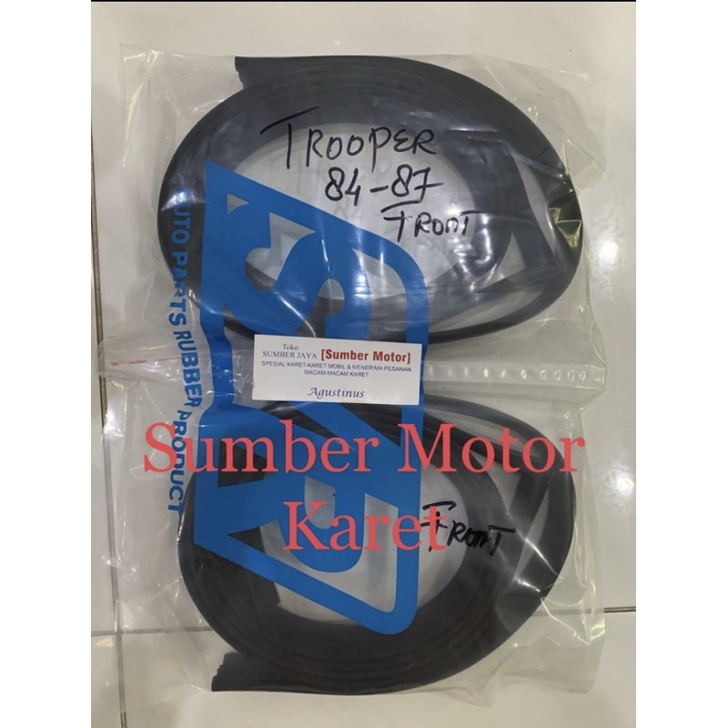 Karet Run Channel Chevrolet Trooper th 84-87