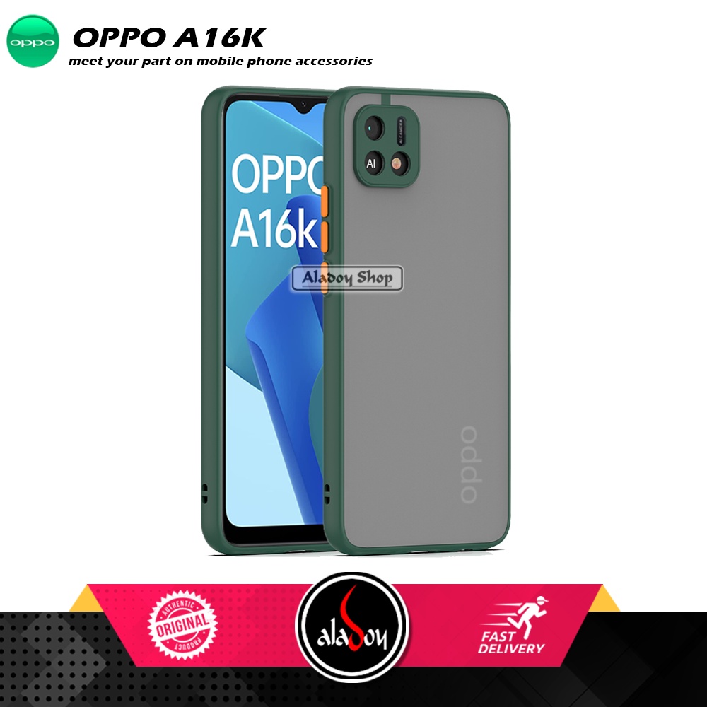 Case OPPO A16K Hard Case AERO Protection Camera Premium Casing