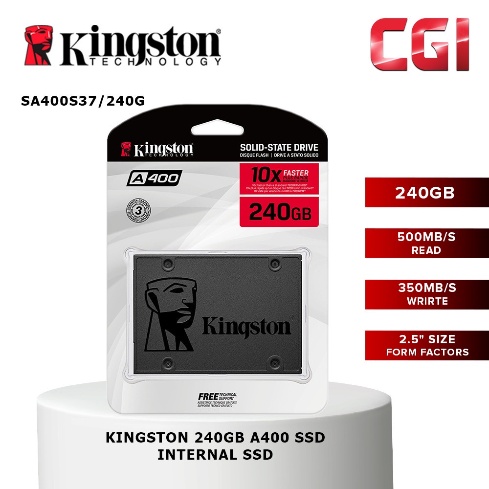 Kingston A400 SSD 240GB 2.5&quot; SATA3