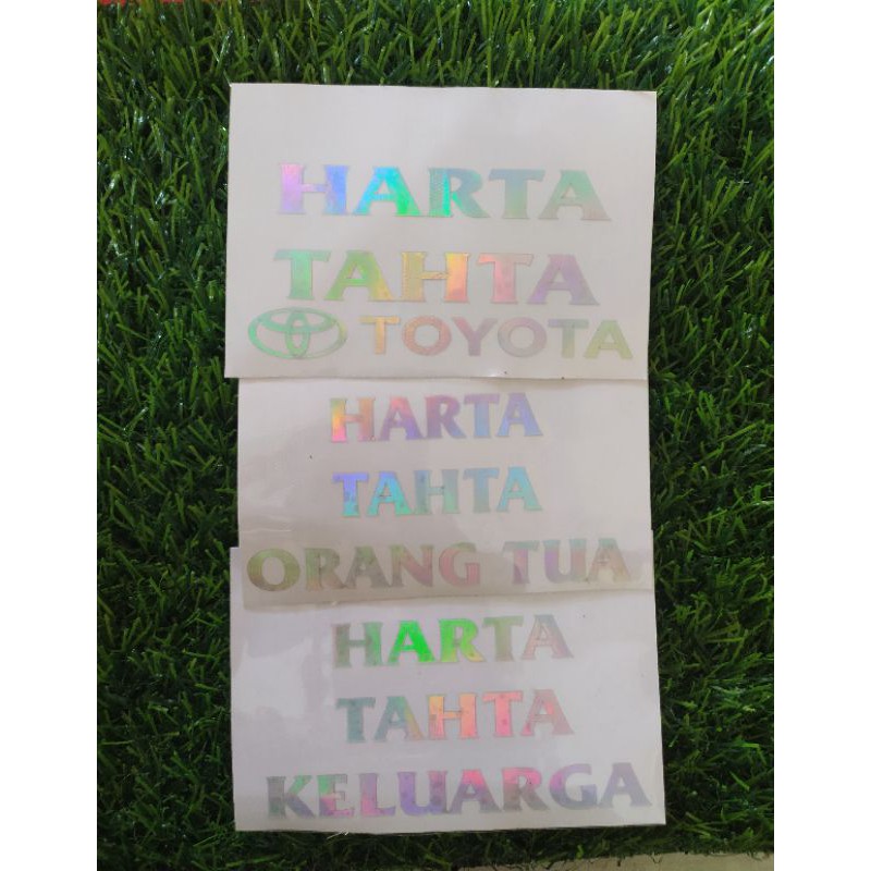 

sticker harta tahta wanita hologram custom