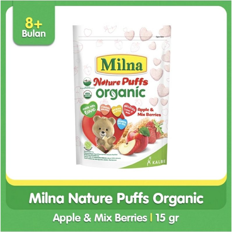 MILNA NATURE PUFFS ORGANIK Makanan Bayi