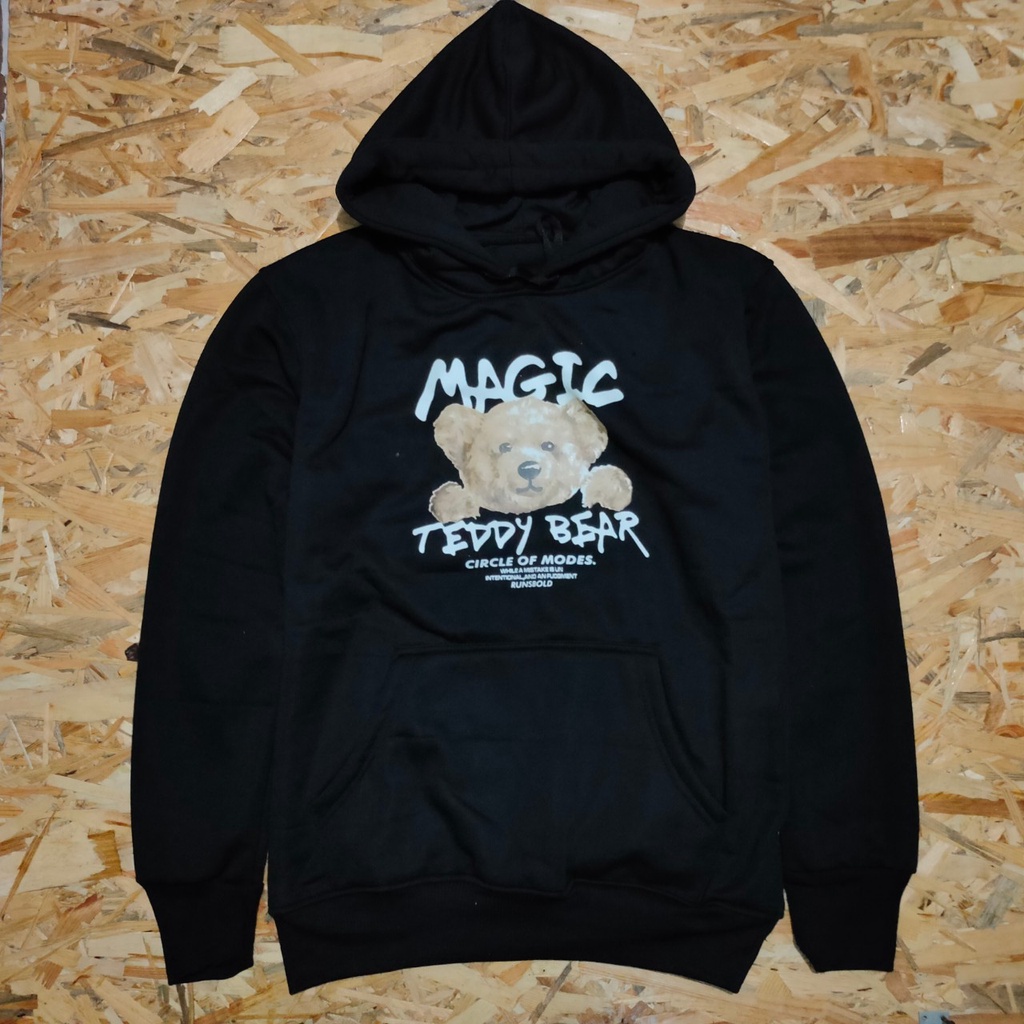 Metalica Jaket Zipper hoodie Tedy Hitam Black Premium Pria Terbaru