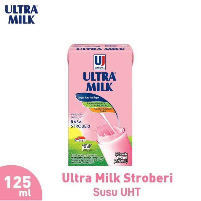 Ultra Milk 125ml (1 Dus isi 40 pc)