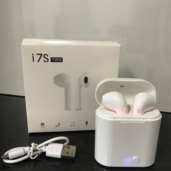 ❤❤Headset Bluetooth Mini V.42 Earphone I7S TWS Twins With Charging