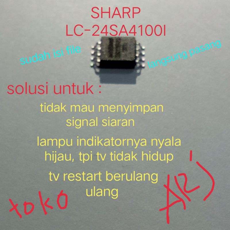 ic eprom memory tv led sharp type LC-24SA4100I lc24sa4100i LC-24SA41001